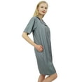 thumbnail image 2 of Bimba Ensemble Pyjama 2 Pcs Noir pour Femmes Chemise & Shorts Robe de Nuit-20, 2 of 6