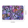 thumbnail image 3 of Disketp Watercolor Butterflies Mat For Front Door Outside - Doormat Outdoor Entrance - Welcome Mats Outdoor,Outside Entry And Outdoor Entrance 16''X24'', 3 of 9