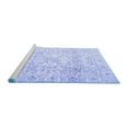 thumbnail image 2 of Ahgly Company Machine Washable Indoor Rectangle Persian Blue Traditional Area Rugs, 4' x 6', 2 of 4