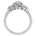 thumbnail image 3 of 1.40 CT Braided Halo Split Shank with Illusion Solitaire Cluster Ring 18K White Gold (G,VS), 3 of 5