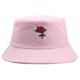 thumbnail image 1 of Sombrero de pescador con bordado de rosas para mujer, gorro de pescador con bordado de rosas, tendencia de primavera y otoño, protector solar para exteriores, Europa y Estados Unidos, 1 of 5