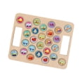 thumbnail image 4 of Juego de mesa de ajedrez de madera, clásico juego de estrategia, portátil, educativo, lógico, regalo S, 4 of 9
