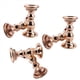thumbnail image 3 of 6x Candelabros con Pilar de Metal, Centros de Mesa para Bodas, Candelabros Soporte de Velas, Dorado, 3 of 5