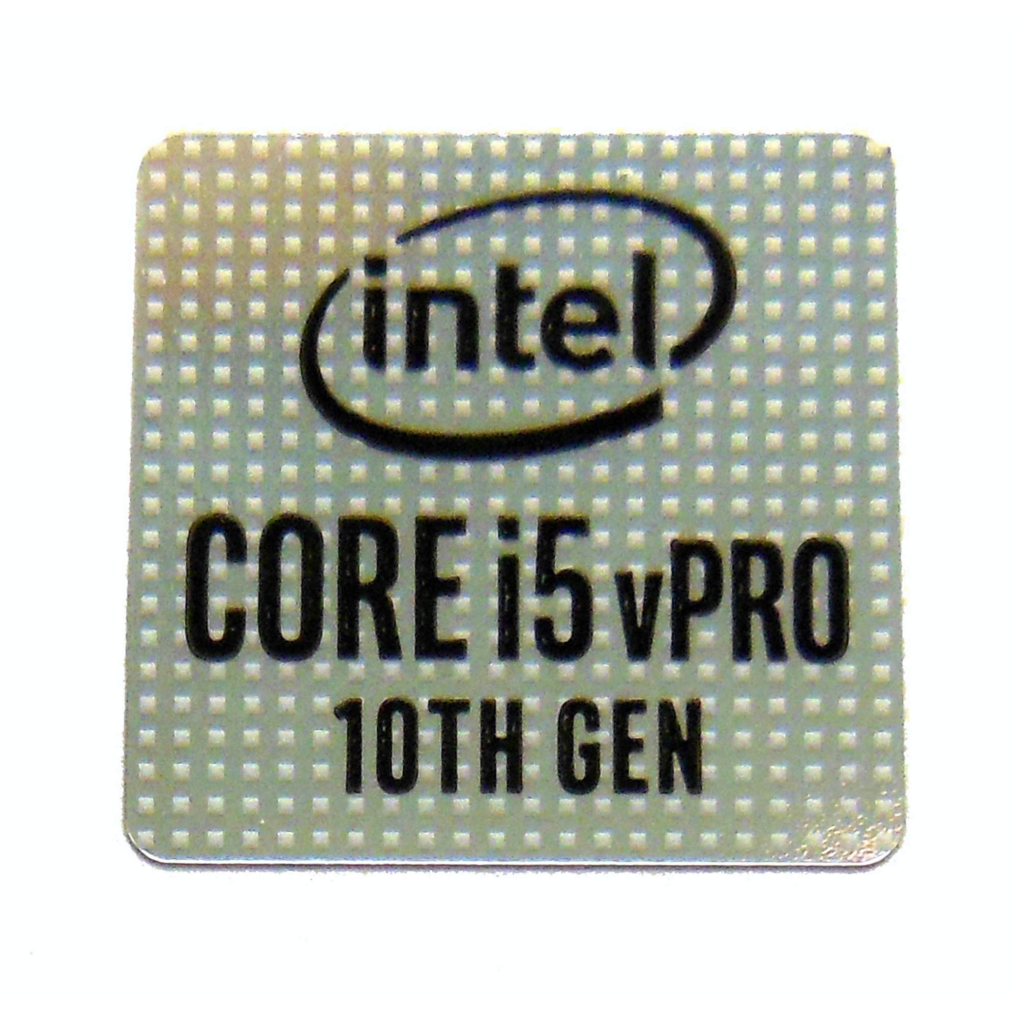 Intel Core i5 vPRO 10th Gen Sticker 14 x 14mm / 9/16" x 9/16" [1074]