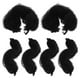 thumbnail image 4 of 6 piezas de extensiones de cabello sintético rizado para trenzas afro., 4 of 7