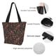thumbnail image 4 of Fotbe Floral Bolsa de Playa con Estampado, Bolsa de Hombro, Bolsa de Mano Espaciosa, Bolsa de Viaje Ligera, Bolsa de Compras Versátil, 4 of 6