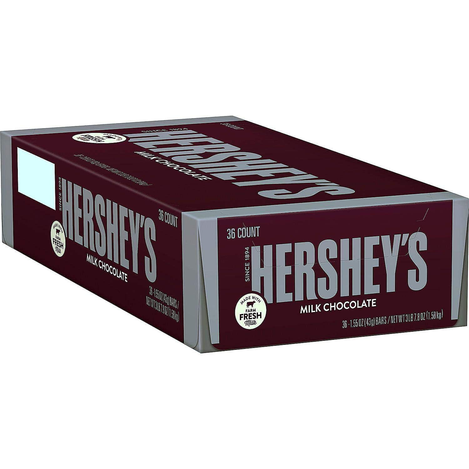 Hershey's Milk Chocolate Candy Bar (Pack of 36)