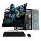 thumbnail image 1 of PC Gamer Completa IA Entry DXT GAMING NVIDIA GeForce RTX 5050 Intel Core Ultra 5 225F 16GB DDR5 SSD 1TB Monitor 27 165Hz Sistema Liquido WIFI BT Silver Rendimiento Inteligente con IA, 1 of 6