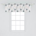 thumbnail image 2 of Ambesonne Scandinavian Window Valance, Bear and Stars Cartoon, 54" X 18", Multicolor, 2 of 3
