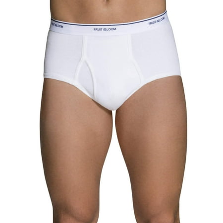 Fruit of the Loom Men's Tag Free Classic White Briefs, 7 Pack