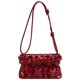 thumbnail image 5 of 6638 Bolso Cuadrado Pequeño Cruzado Un Hombro PU Plisado Con Nicho (beige), 5 of 9