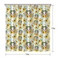 thumbnail image 5 of Yellow Highland Cow Sunflower Bow Pattern Shower Curtain 72"x72" ,Bathroom Decorative Shower Curtains Set with 12 Hooks,Modern Waterproof Washable Shower Curtain, 5 of 6