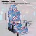 thumbnail image 7 of KUIFORTI Cherry Blossoms Gaming Chair Covers Slipcovers Easy Installation Game Computer Office Desk Chair Cover Protector Waterproof for Office and Computer Chairs, 7 of 7