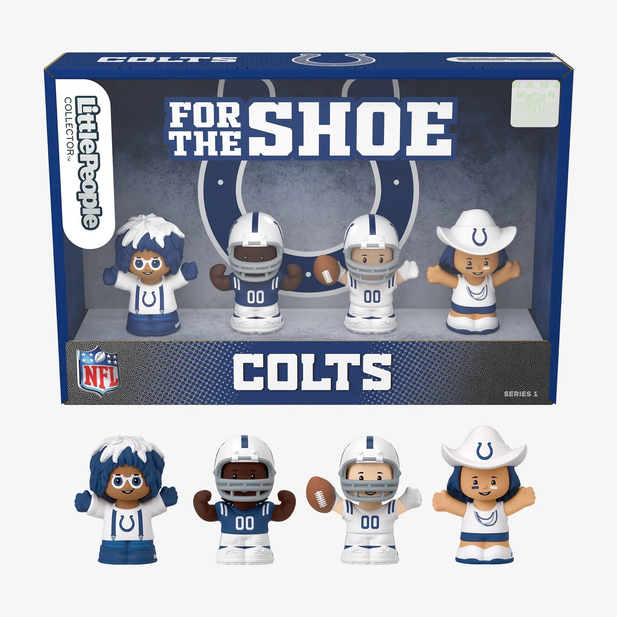 Fisher Price - Little People Collector: x NFL Indianapolis Colts 4-Pack, Special Edition