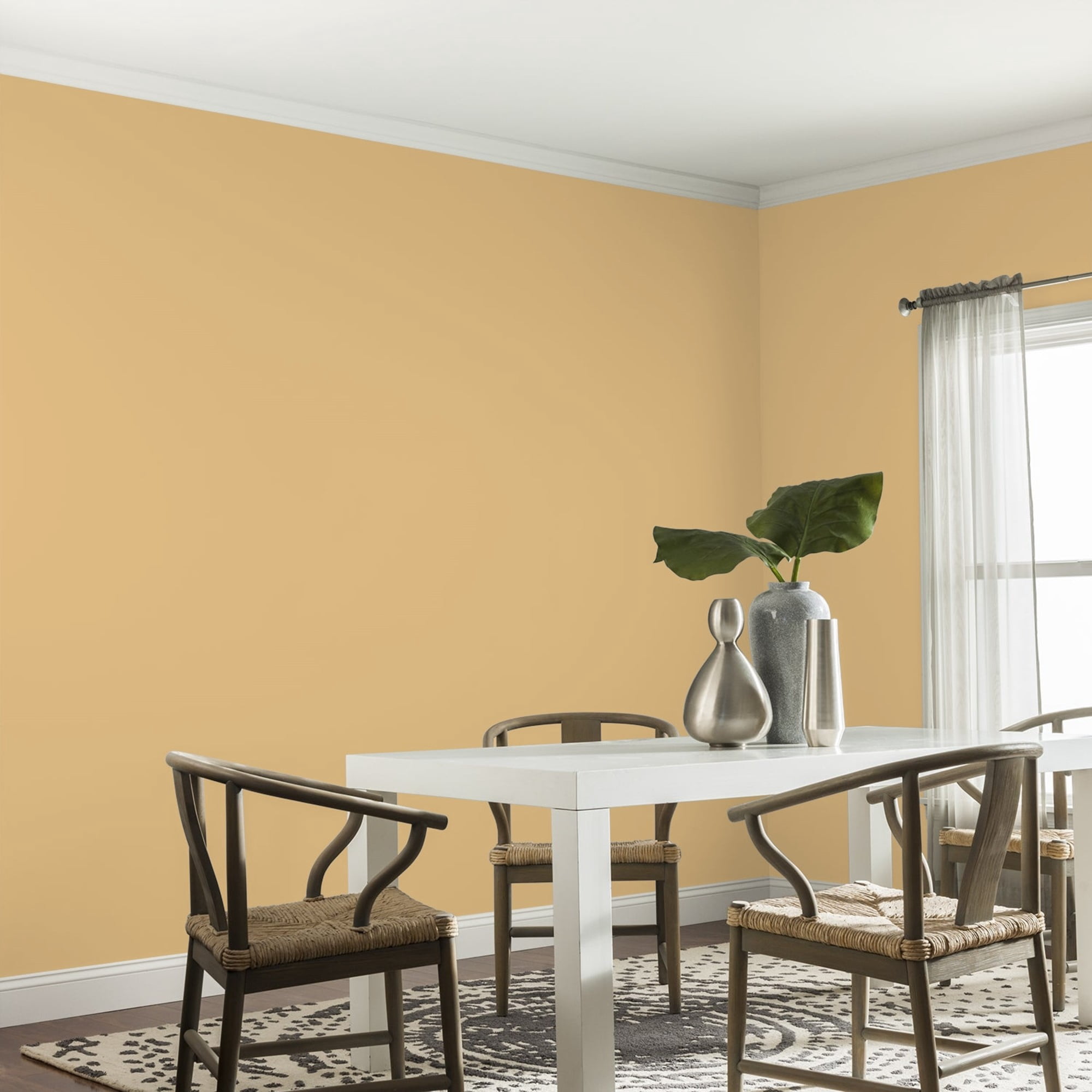 Glidden Fundamentals Honey Bunny / Yellow, Eggshell Interior Paint, 5 Gallon