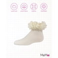 thumbnail image 6 of MeMoi  Floral Halo Cotton Anklet Socks - Girls - Female, 2, Winter White, 6 of 12