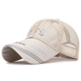 thumbnail image 2 of Gorras de béisbol ajustables para hombre y mujer, sombrero de béisbol para exteriores, visera deportiva para correr, gorra de malla de secado rápido, transpirable, Verano, 2 of 4