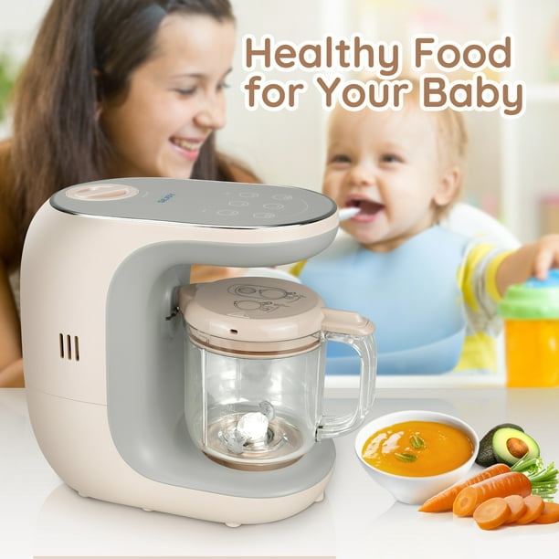 Sejoy Multi-Function Baby Food Maker, Food Processor, Puree Blender,  Grinder, Steamer,Machine à aliments pour bébés, robot culinaire, mélangeur  de purée 