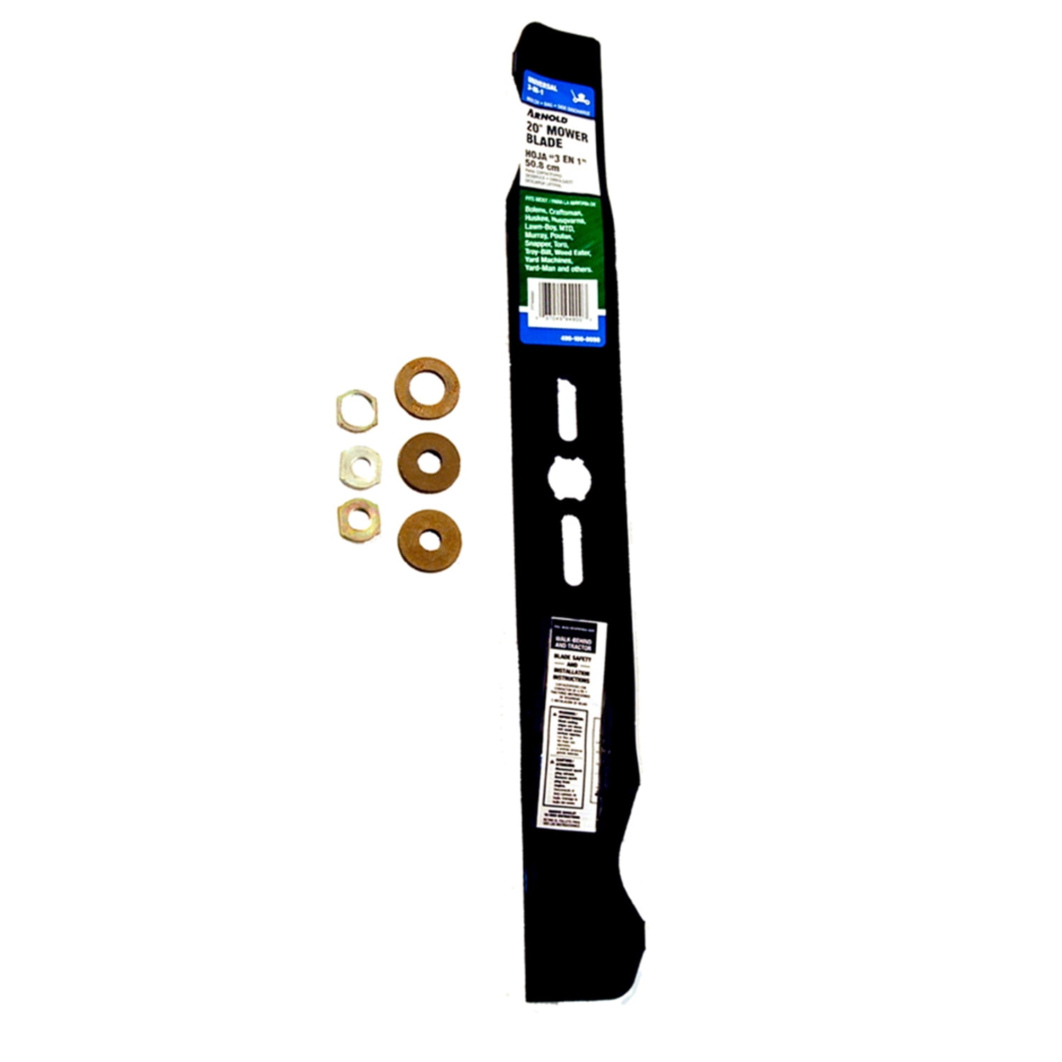7002850 MWR BLDE 3N1 20"" UNIV Arnold 20 in. 3-in-1 Mower Blade For Walk-Behind Mowers (Pack of 1)