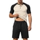 thumbnail image 2 of Ceisia Men's Slim Fit Waffle Knit 2-Piece Set Raglan Sleeve Henley Short Sleeve T-Shirt with Elastic Waist Drawstring Shorts Gifts, 2 of 7