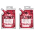 thumbnail image 1 of Gel con purpurina CAI BEAUTY NYC para rostro y vello para Halloween, 90 ml, rojo, 1 of 9