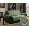 thumbnail image 5 of Kashi Home Microsuede Box Cushion Loveseat Slipcover, 5 of 5