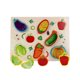 thumbnail image 1 of Fiudx Juguetes Juego De Mesa De Rompecabezas De Madera Para Niños, Rompecabezas De Educación Temprana, Tablero De Mano Grueso, 1 of 2