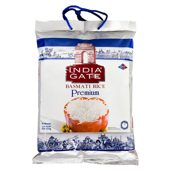 India Gate Basmati Rice Premium, 10 lbs, Basmati Rice Premium, 10 lbs