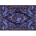 thumbnail image 1 of Ahgly Company Indoor Rectangle Medallion Blue French Area Rugs, 8' x 12', 1 of 4