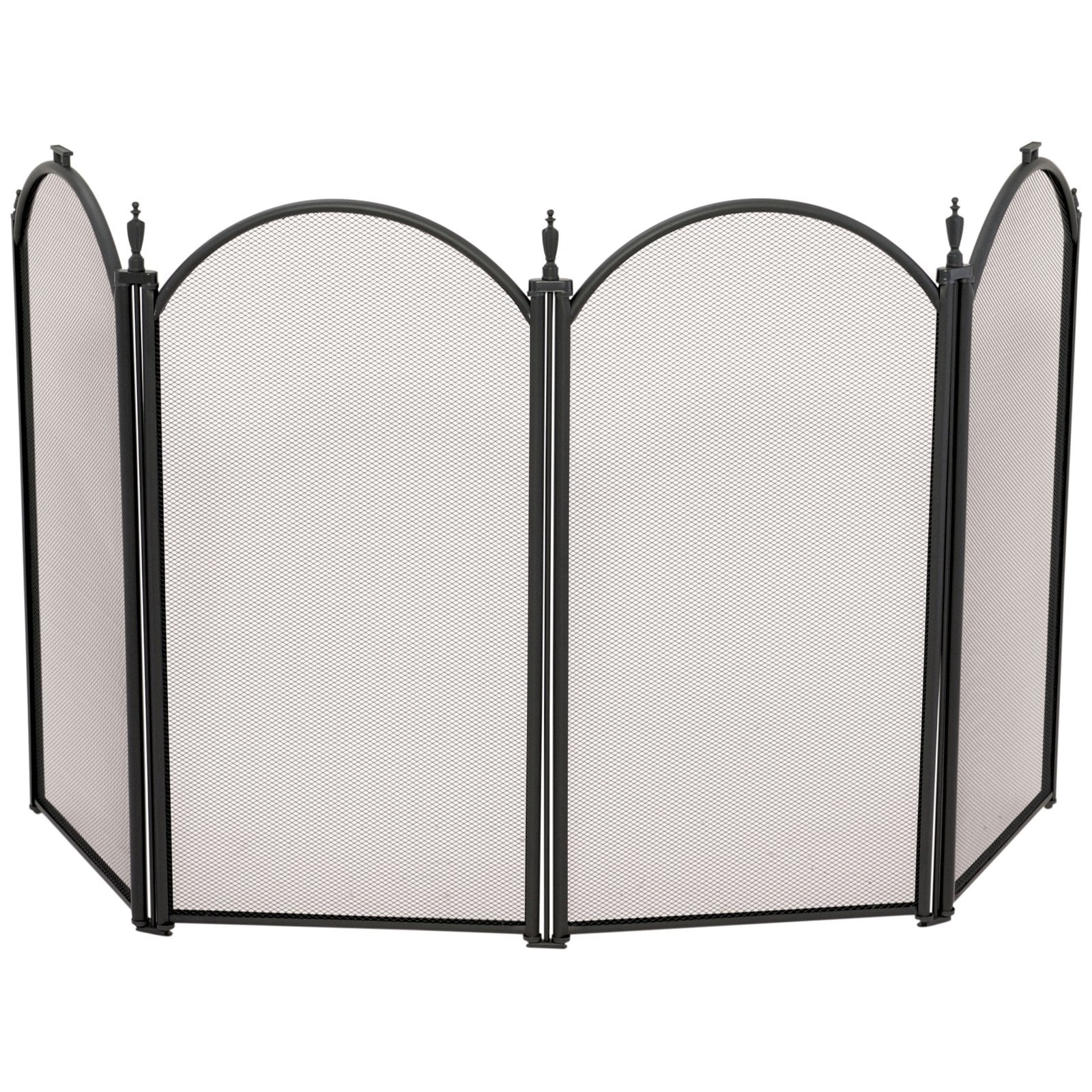 Uniflame 4 Panel Mini Fireplace Screen Walmart Com