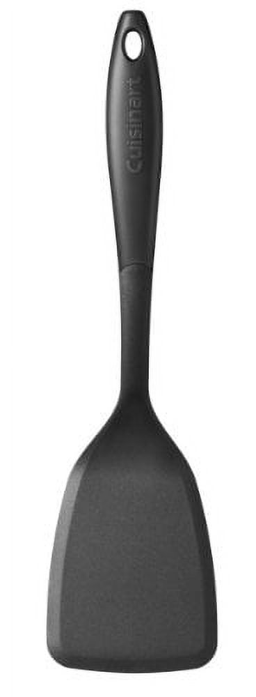 13 1/2 INCH BLACK CUISINART NYLON PLASTIC SLOTTED PANCAKE TURNER