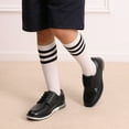 thumbnail image 6 of BURUDANI Boy's Casual Dress Oxford Comfort Uniform Formal Sneaker Shoes, 6 of 7