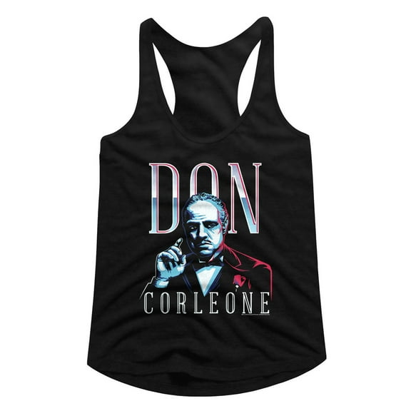Godfather Don Corleone Black Women's Racerback Tank Top