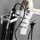 thumbnail image 2 of Hair Dryer Holder, Hair Straightener Wall Mounted Aluminum Hair Dryer Holder Stand, With Cable Tidy For Storing Hair Dryer, Straightener, Hairbrushes, 2 of 5