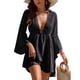thumbnail image 2 of Vestido de verano con escote en V profundo, vestido corto para mujer Vestido corto de verano con escote en V profundo para mujer Vestido con escote en V profundo Rendimiento potente, 2 of 5