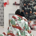 thumbnail image 5 of Christmas Holiday Throw Blanket for Couch Soft White Christmas Fleece Blanket Christmas Blankets and Throws, 50x60 Inch, 5 of 6