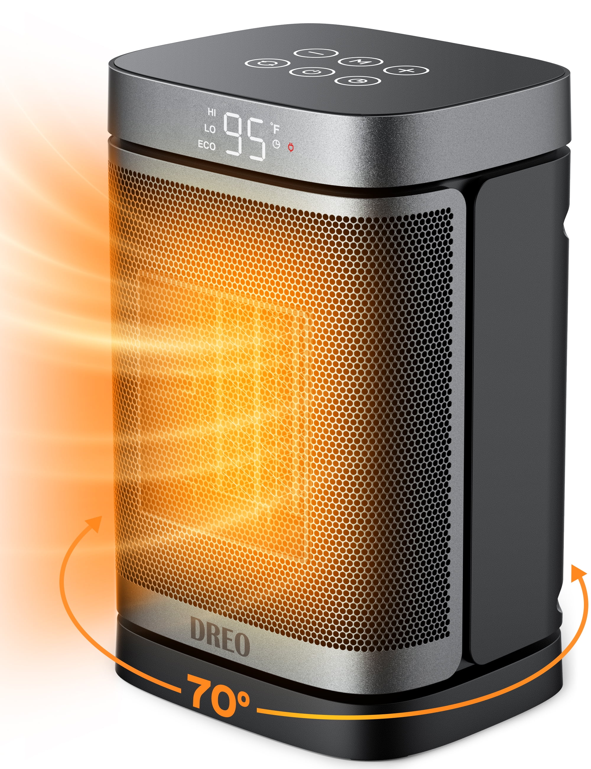 Decorative so much Replenishment Dreo Space Heater, Heater, Electric Heater, Portable Electric Heater with  70°Oscillation, 1500W PTC with Oscillation and thermostat, for Indoor Use,  Small Heater for Office Home - Walmart.com