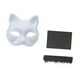 thumbnail image 1 of Kit de máscara de gato para manualidades, ideal para fiestas y carnaval. Máscara de gato en blanco para disfraces. Gris, 1 of 9