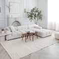 thumbnail image 1 of Rug Branch Astra Modern Indoor Area Rug, Beige Cream, Abstract - Living Room, Bedroom, Dining Room, and Kitchen, 1 of 6