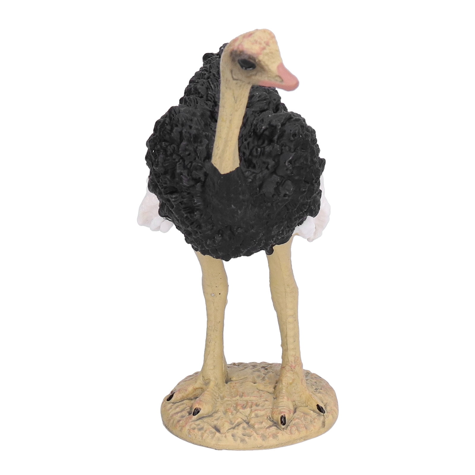 Figura Realista De Avestruz De Plástico – Juguete Educativo Pintado A Mano De 7.9 Cm, Ideal Para Niños De 3 Años En Adelante