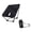 A-Black, variant on Ergonomic Outdoor Moons Chair With Antislip Feet Lightweigt Foldable Seat Travel Fishing Chair for Garden