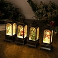 thumbnail image 1 of Lámpara de viento pequeña con inyección de agua para interior luminosa navideña, decoración de escritorio, diseño de escena de árbol de Navidad, lámpara de aceite pequeña, decoración de centro, 1 of 1