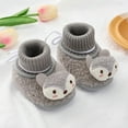 thumbnail image 3 of Siilsaa Kids Shoes Size 12 For 3 Months-6 Months Boys Soft Booties Snow Boots Warming Toddler Sneakers Grey,6-9Months, 3 of 4