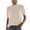 TK308 Beige, variant on Yuncity Women Tops Short Sleeve Crew Neck Solid Color Summer Basic Leisure Outdoor Daily Wear Women's Tshirts Size L Beige