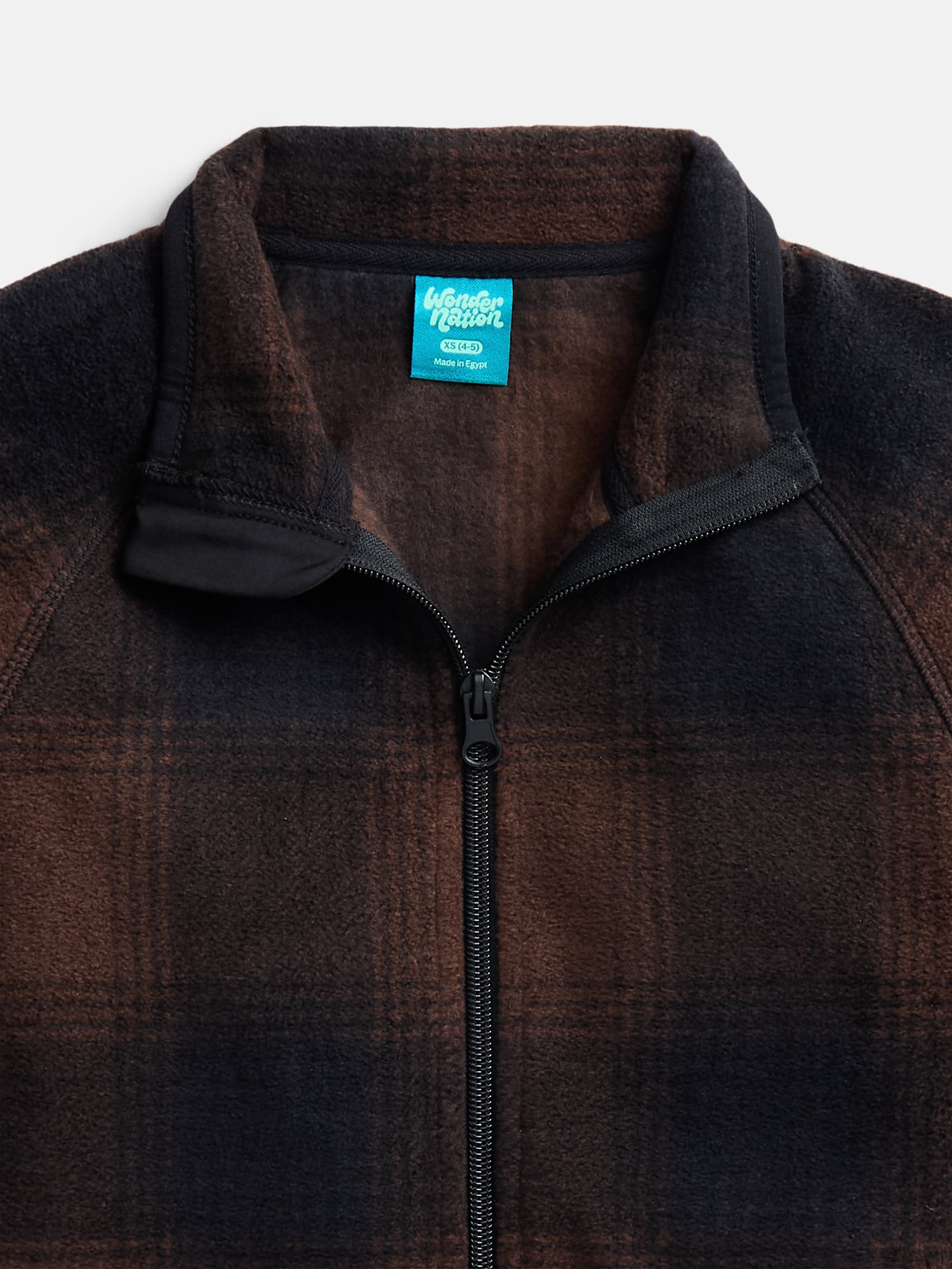 Wonder Nation Boys Microfleece Full Zip Jacket, Sizes 4-18 & Husky