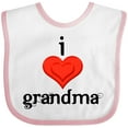 thumbnail image 3 of Inktastic I Love Grandma Boys or Girls Baby Bib, 3 of 4