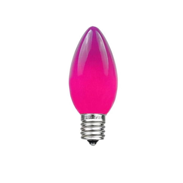 入手困難アメリカ購入、4 holidayイリミネーションライト Novelty Lights 25 Feet C7 Ceramic Purple Christmas String Light