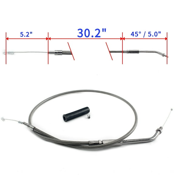 28.5" Throttle Cable for Harley Sportster XLH883 Deluxe Hugger XLH1200 88-95