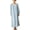 Blue, variant on QIUYI Women's Nightdress Vintage Long Sleeve Nightgown Sleepwear Victorian Style Pyjama Night Dress