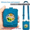 thumbnail image 2 of Funda de transporte JCHPINE para mascotas digitales Bitzee Magicals, color azul, 2 of 7